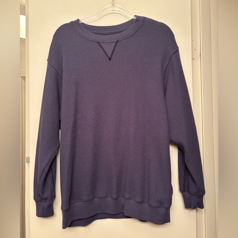 Aerie Waffle Sweatshirt